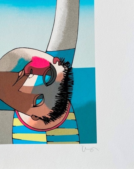 Inos Corradin gravura Soltando Pipa 1 - Image 2