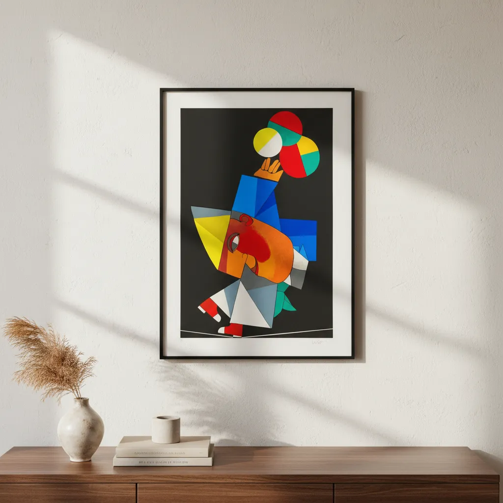 Inos Corradin gravura Equilibrista 6 - Image 3