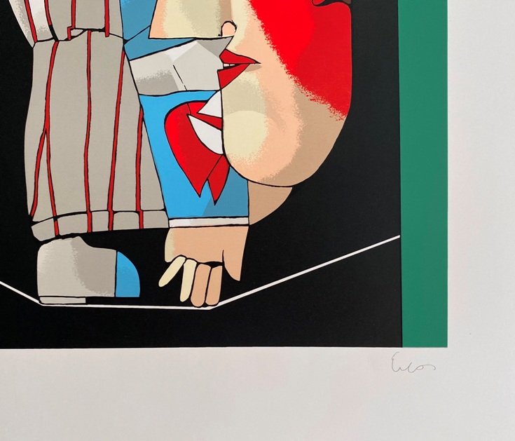 Inos Corradin gravura Malabarista 3 assinada pelo artista - Image 2