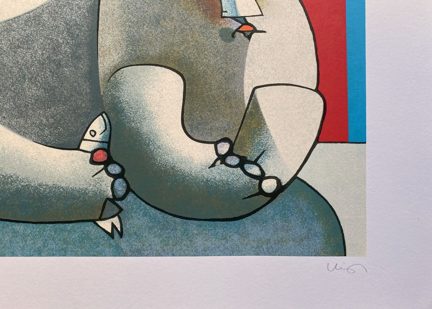 Inos Corradin gravura Gato 14 assinada pelo artista - Image 2