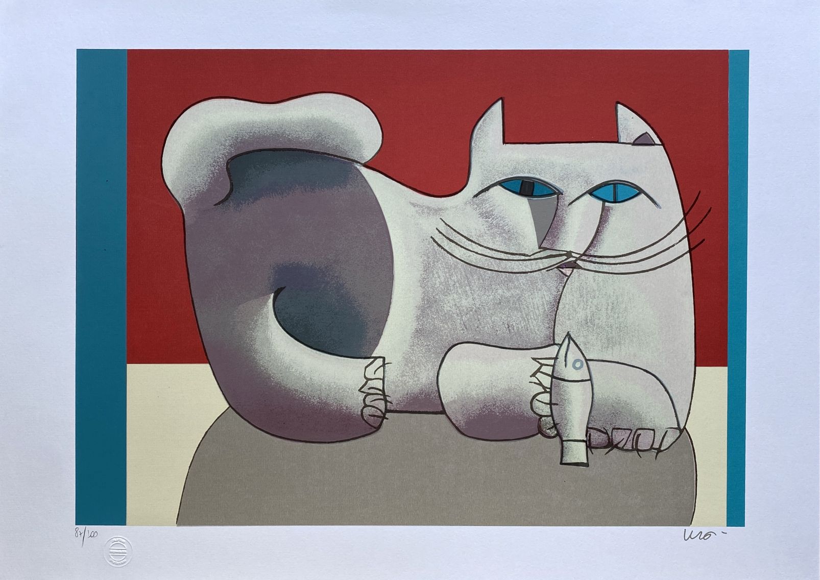 Inos Corradin gravura Gato 16