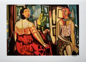 Di Cavalcanti serigrafia A Espera