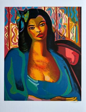 Di Cavalcanti serigrafia Abigail