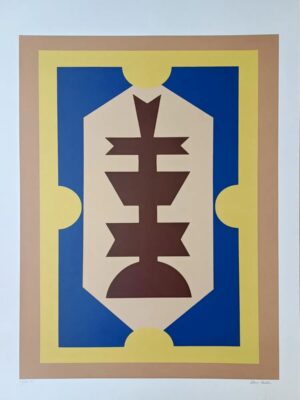 Rubem Valentim serigrafia Emblema 25
