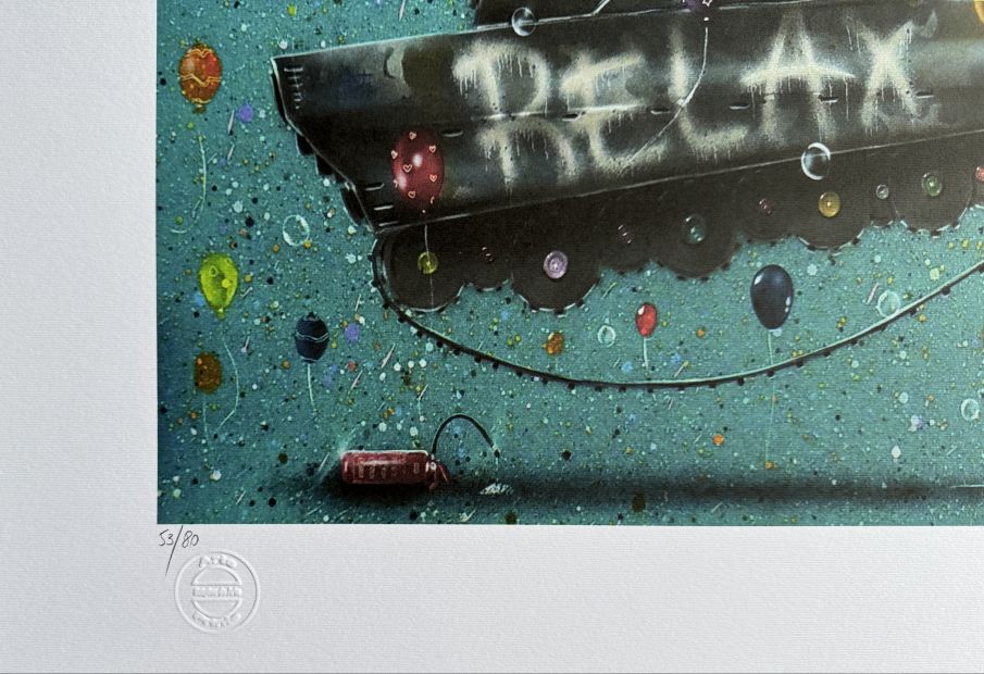 Kleber Lopes Serigrafia - Tank Relax Azul - Imagem 2