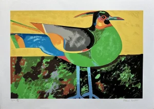 Aldemir Martins serigrafia Pássaro 6