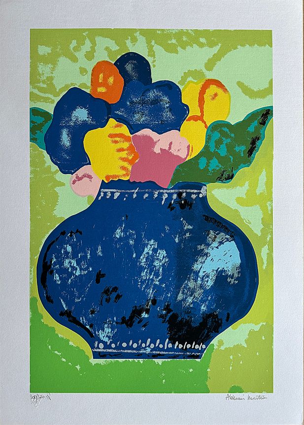 Aldemir Martins Serigrafia - Vaso de Flores