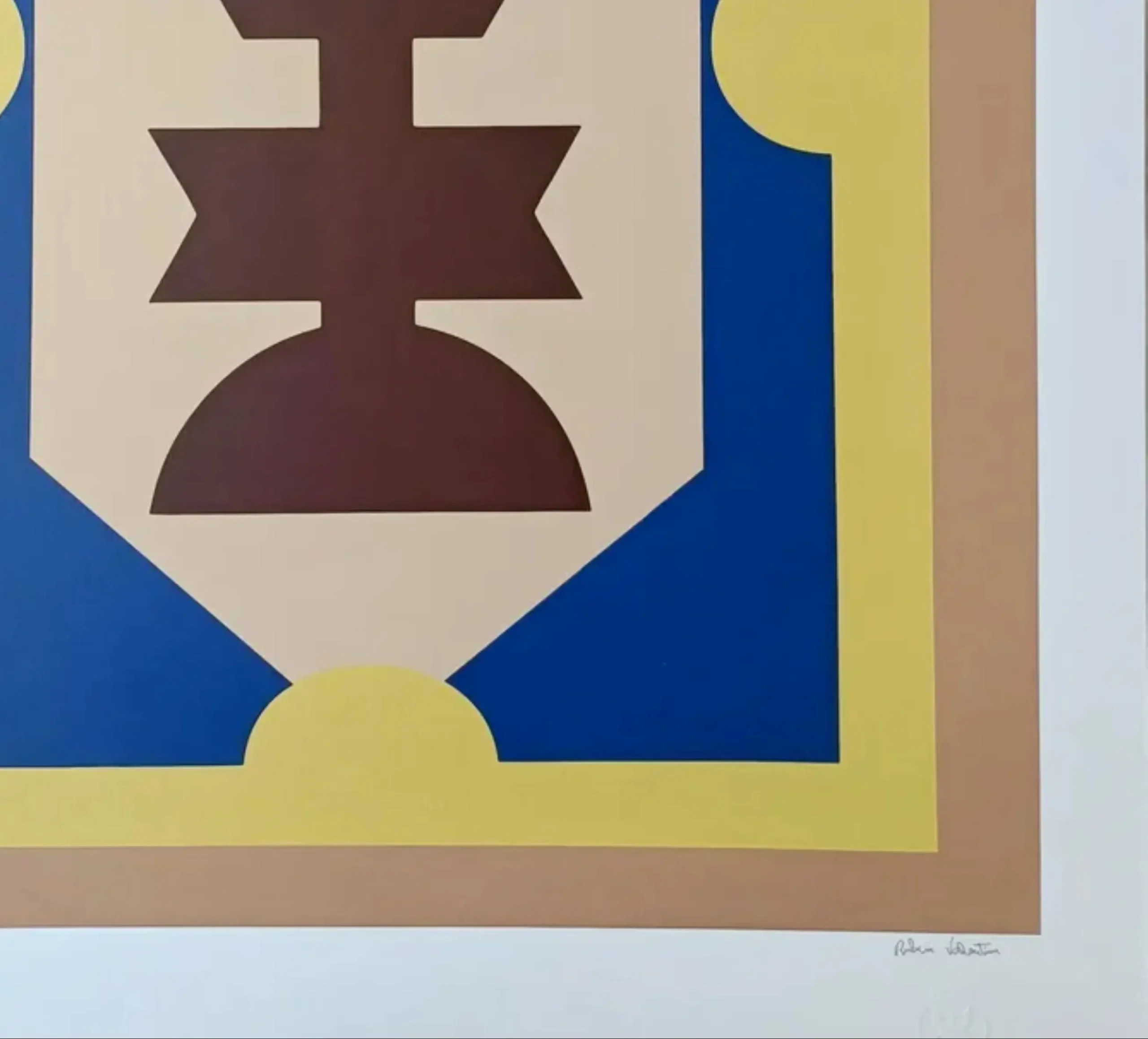 Rubem Valentim serigrafia Emblema 25 - Imagem 2