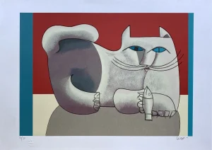 Inos Corradin gravura Gato 16