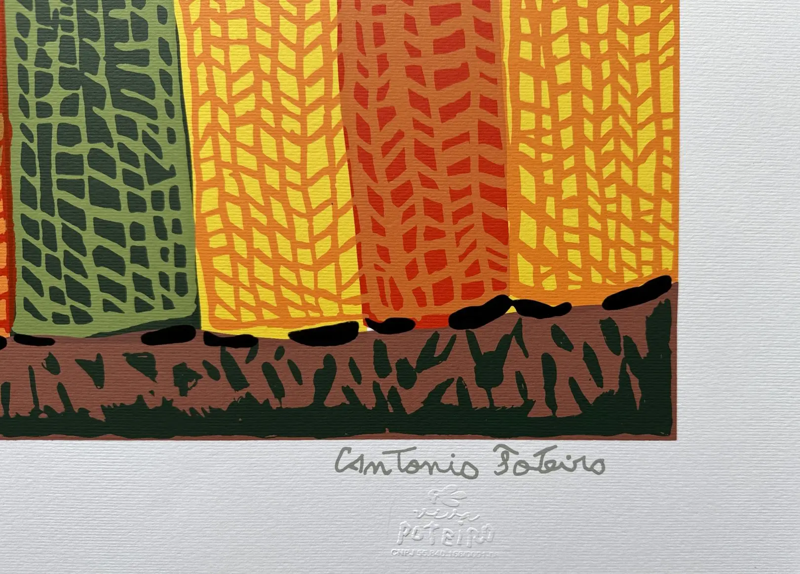Antônio Poteiro serigrafia Santa Ceia - Imagem 2