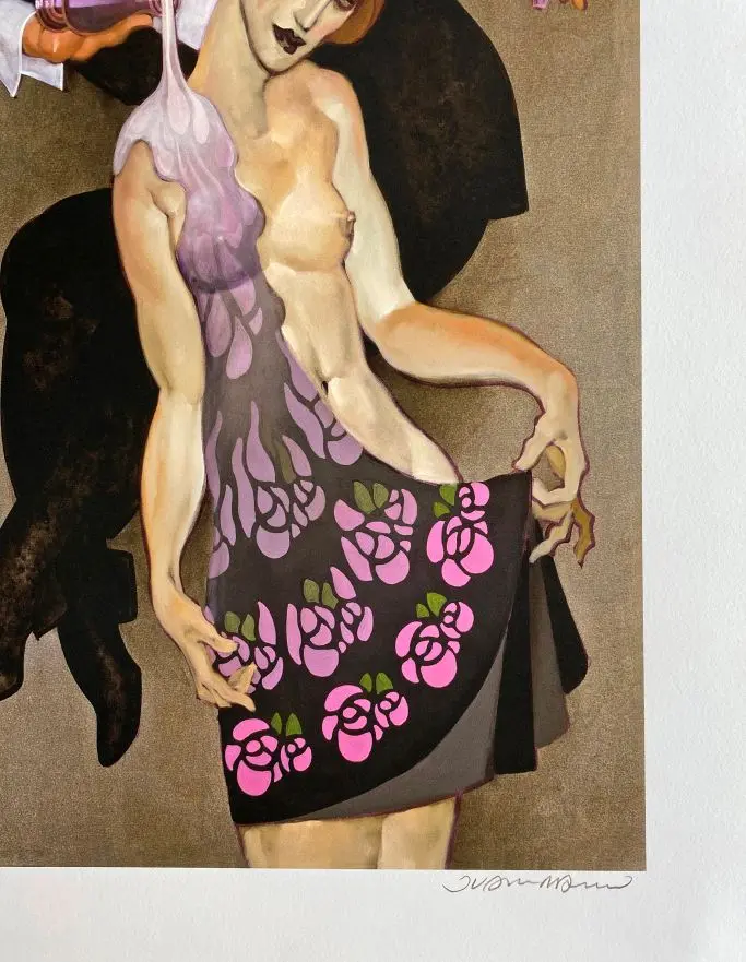 Juarez Machado serigrafia Un parfum qui habille - Imagem 3