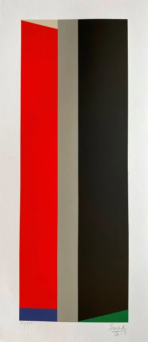Eduardo Sued serigrafia Composição 44