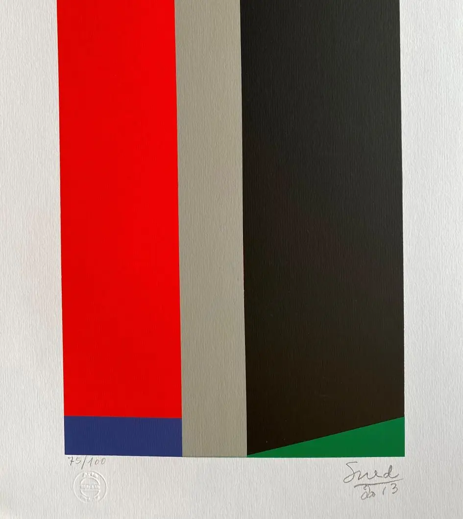 Eduardo Sued serigrafia Composição 44 - Imagem 2