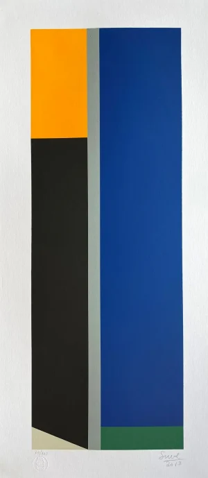 Eduardo Sued serigrafia Composição 49