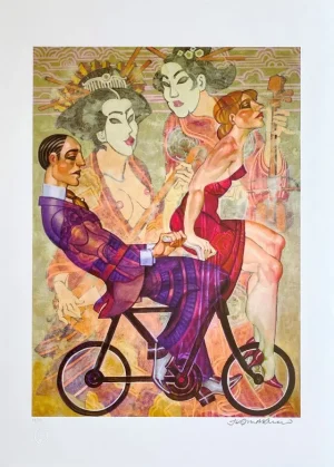 Juarez Machado serigrafia Passeio