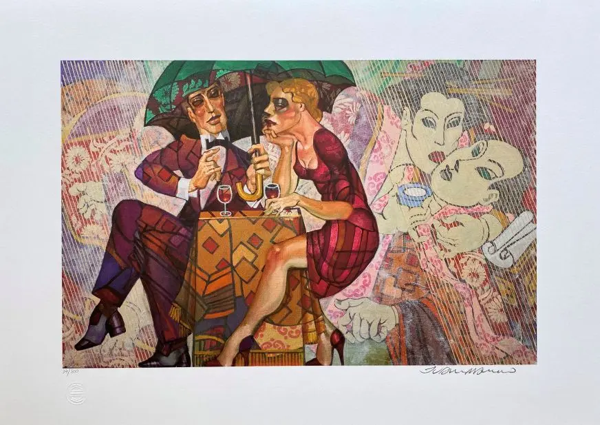 Juarez Machado serigrafia Garoando