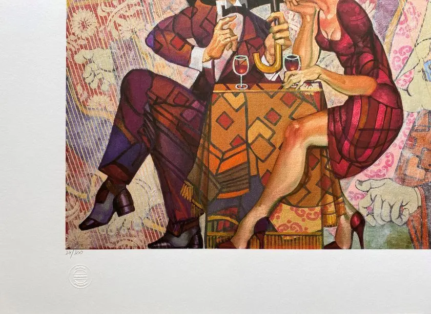 Juarez Machado serigrafia Garoando - Imagem 2