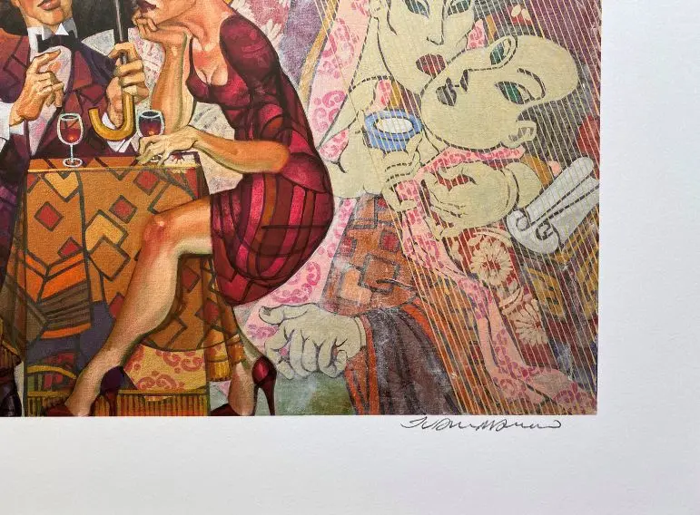 Juarez Machado serigrafia Garoando - Imagem 3