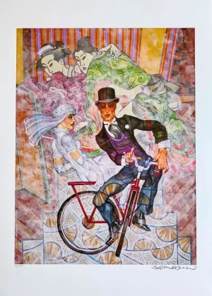 Juarez Machado serigrafia Segundo casamento