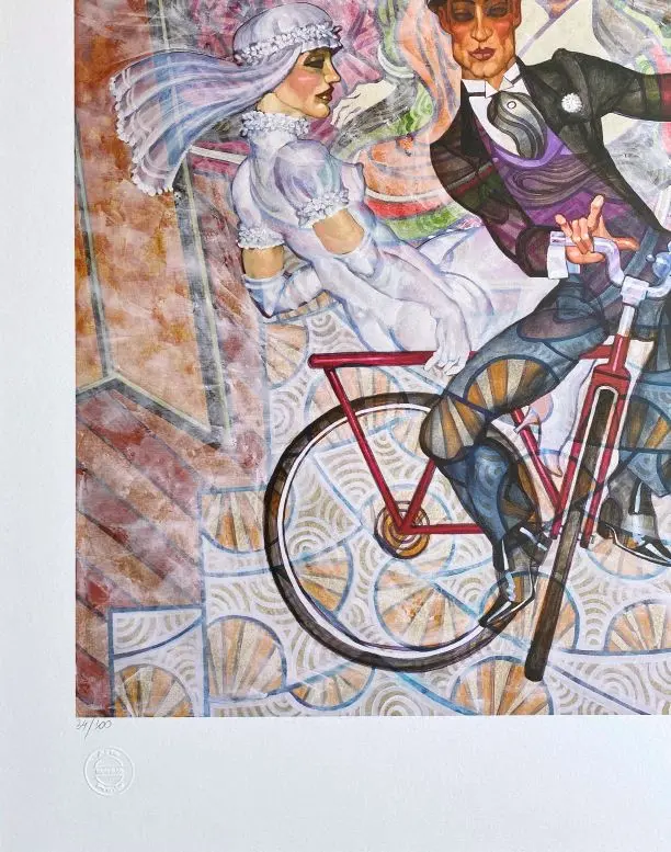 Juarez Machado serigrafia Segundo casamento - Imagem 2