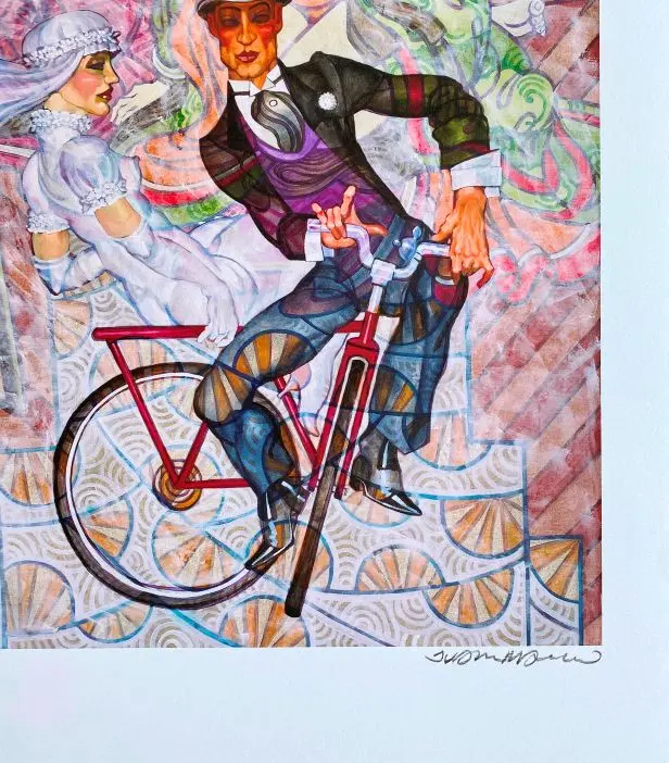 Juarez Machado serigrafia Segundo casamento - Imagem 3