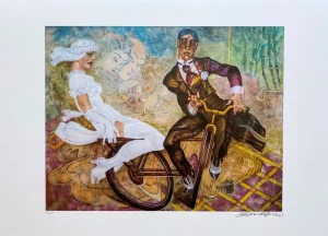 Juarez Machado serigrafia Noivos