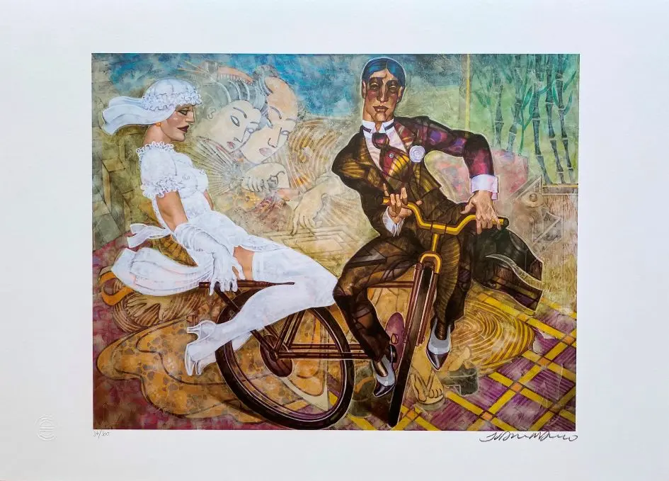 Juarez Machado serigrafia Noivos