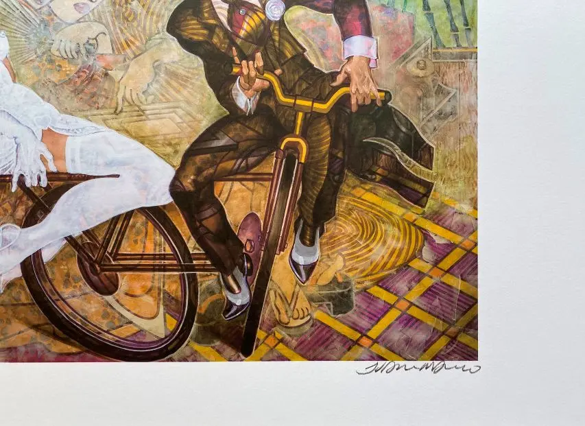 Juarez Machado serigrafia Noivos - Imagem 3