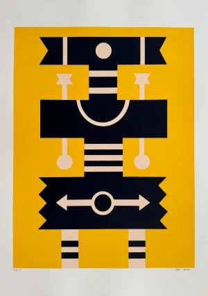 Rubem Valentim serigrafia Emblema 22