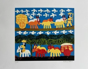 Antônio Poteiro serigrafia Colheita